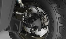 Plastic CV joint boots are durable and tear-resistant. Sealed steering-knuckle bearings improve steering performance and durability.